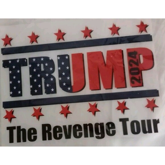 Lot Of 7 Trump Iron On Transfers For T-Shirts 2024 Crafts NIP - Picture 3 of 5